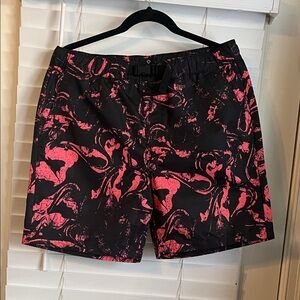Empyre Black and Pink Hybrid Shorts